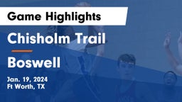 Chisholm Trail  vs Boswell   Game Highlights - Jan. 19, 2024