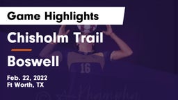 Chisholm Trail  vs Boswell   Game Highlights - Feb. 22, 2022