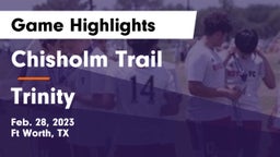Chisholm Trail  vs Trinity  Game Highlights - Feb. 28, 2023