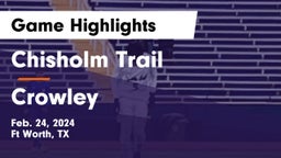 Chisholm Trail  vs Crowley  Game Highlights - Feb. 24, 2024