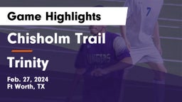 Chisholm Trail  vs Trinity  Game Highlights - Feb. 27, 2024