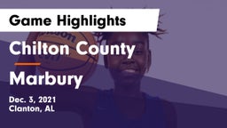 Chilton County  vs Marbury  Game Highlights - Dec. 3, 2021