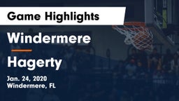 Windermere  vs Hagerty  Game Highlights - Jan. 24, 2020