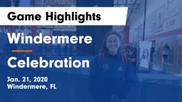 Windermere  vs Celebration  Game Highlights - Jan. 21, 2020