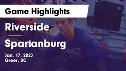 Riverside  vs Spartanburg  Game Highlights - Jan. 17, 2020