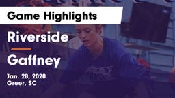 Riverside  vs Gaffney  Game Highlights - Jan. 28, 2020
