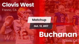 Matchup: Clovis West High vs. Buchanan  2017