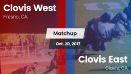 Matchup: Clovis West High vs. Clovis East  2017