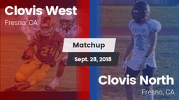 Matchup: Clovis West High vs. Clovis North  2018