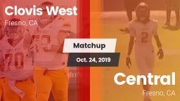 Matchup: Clovis West High vs. Central  2019