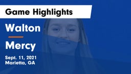 Walton  vs Mercy Game Highlights - Sept. 11, 2021