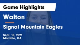 Walton  vs Signal Mountain Eagles Game Highlights - Sept. 18, 2021