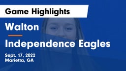 Walton  vs Independence Eagles Game Highlights - Sept. 17, 2022