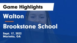 Walton  vs Brookstone School Game Highlights - Sept. 17, 2022