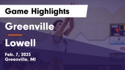 Greenville  vs Lowell  Game Highlights - Feb. 7, 2023
