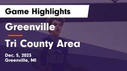 Greenville  vs Tri County Area  Game Highlights - Dec. 5, 2023