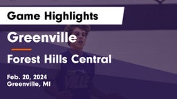 Greenville  vs Forest Hills Central  Game Highlights - Feb. 20, 2024