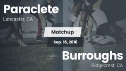 Matchup: Paraclete High vs. Burroughs  2016