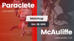 Matchup: Paraclete High vs. McAuliffe  2016