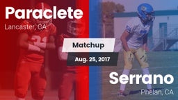 Matchup: Paraclete High vs. Serrano  2017