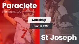 Matchup: Paraclete High vs. St Joseph 2017