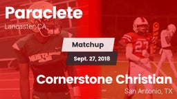 Matchup: Paraclete High vs. Cornerstone Christian  2018