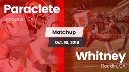 Matchup: Paraclete High vs. Whitney  2018