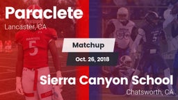 Matchup: Paraclete High vs. Sierra Canyon School 2018