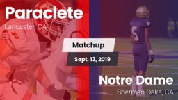 Matchup: Paraclete High vs. Notre Dame  2019