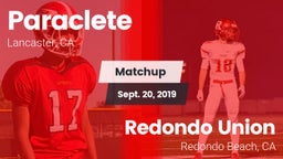 Matchup: Paraclete High vs. Redondo Union  2019