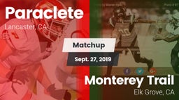 Matchup: Paraclete High vs. Monterey Trail  2019