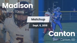 Matchup: Madison  vs. Canton  2019