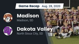 Recap: Madison  vs. Dakota Valley  2020