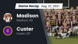 Recap: Madison  vs. Custer  2021