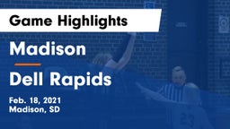 Madison  vs Dell Rapids  Game Highlights - Feb. 18, 2021