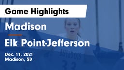 Madison  vs Elk Point-Jefferson  Game Highlights - Dec. 11, 2021