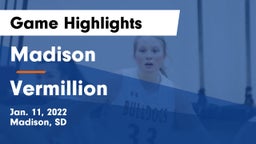 Madison  vs Vermillion  Game Highlights - Jan. 11, 2022