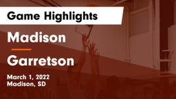 Madison  vs Garretson  Game Highlights - March 1, 2022