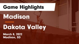 Madison  vs Dakota Valley  Game Highlights - March 8, 2022