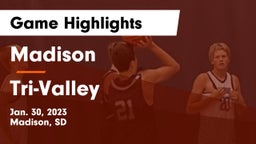Madison  vs Tri-Valley  Game Highlights - Jan. 30, 2023