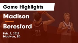 Madison  vs Beresford  Game Highlights - Feb. 2, 2023