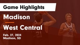 Madison  vs West Central  Game Highlights - Feb. 27, 2024