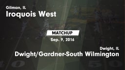 Matchup: Iroquois West High vs. Dwight/Gardner-South Wilmington  2016