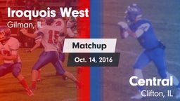 Matchup: Iroquois West High vs. Central  2016