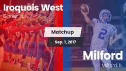 Matchup: Iroquois West High vs. Milford  2017