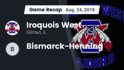 Recap: Iroquois West  vs. Bismarck-Henning 2018