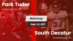 Matchup: Park Tudor High vs. South Decatur  2017