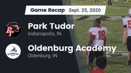 Recap: Park Tudor  vs. Oldenburg Academy  2020