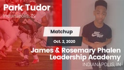 Matchup: Park Tudor High vs. James & Rosemary Phalen Leadership Academy 2020