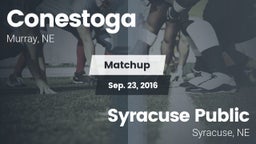 Matchup: Conestoga High vs. Syracuse Public  2016